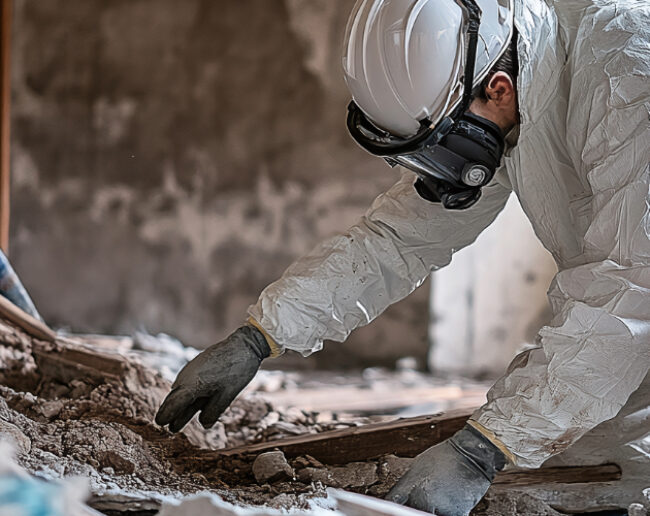 Asbestos removal_Stock Image
