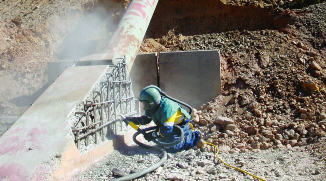 Barrick Kanowna Belle Stock Pile Plinth Concrete Repairs