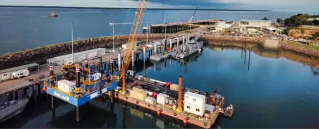 HMAS Coonawarra_marine Construction wokrs