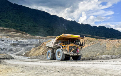 Pit truck at Lihir Gold Mine in Papua New Guinea - credit Newmont